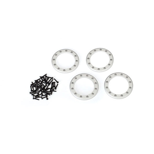 Traxxas 1.9" Beadlock Rings Satin Aluminum (4)
