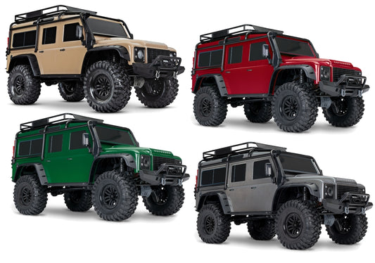 Traxxas TRX-4 Land Rover Defender RTR with Clipless Body Mounting