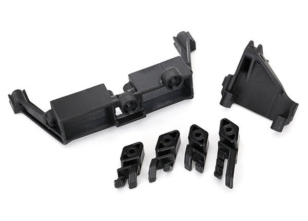Traxxas Servo mount 2-speed/ servo mount T-Lock/ wire clips TRX-4
