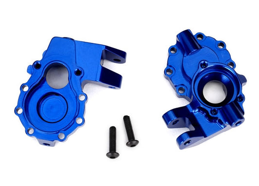 Traxxas Aluminum Portal Drive Housing Inner Front (left & right) Blue Anodized (2) TRX-4
