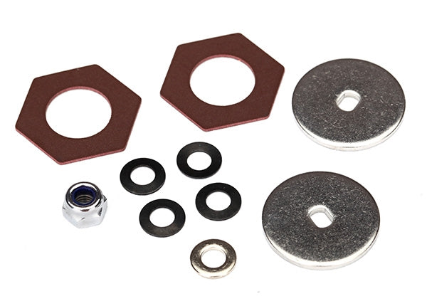 Traxxas Rebuild kit slipper clutch (steel disc (2)/ friction insert (2)/ 4.0mm NL (1)/ spring washers (2)) TRX-4