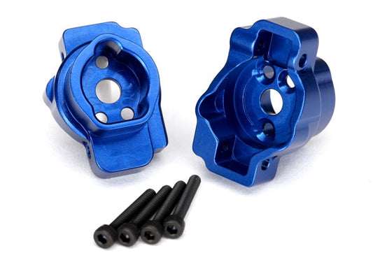 Traxxas Aluminum Portal Drive Axle Mount Rear (left & right) Blue TRX-4