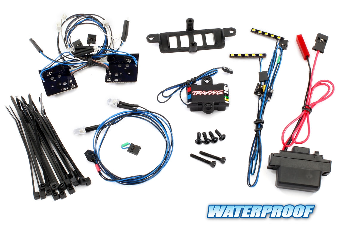 Traxxas LED light set, complete with power supply, fits G 500 body