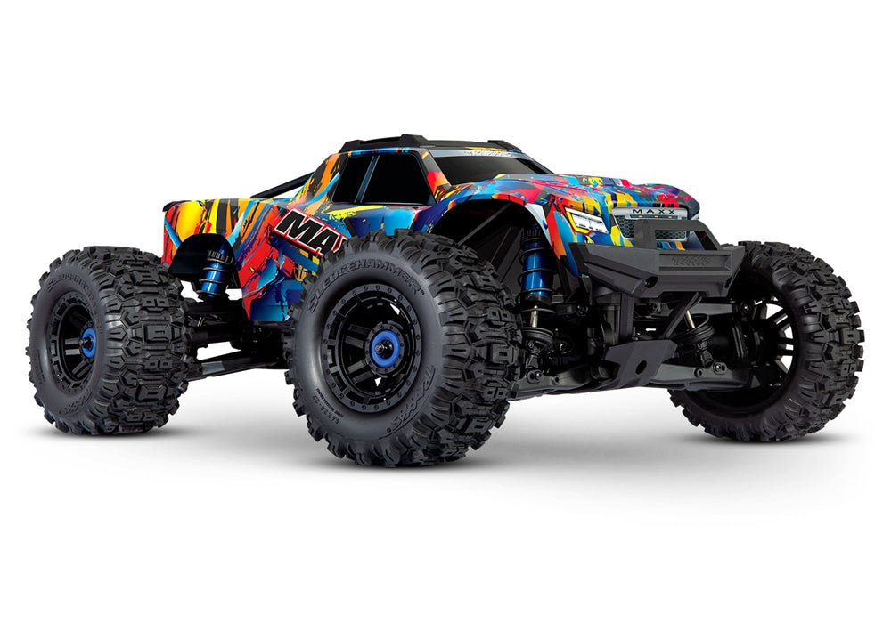 Traxxas 1/8 MAXX with WIDEMAXX 4S Brushless 4WD Monster Truck TSM RTR - Assorted Colors