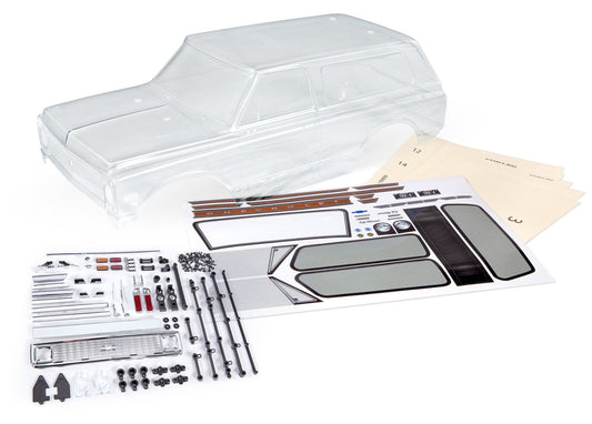 Traxxas Complete Body Set, 1972 Chevrolet Blazer - Clear