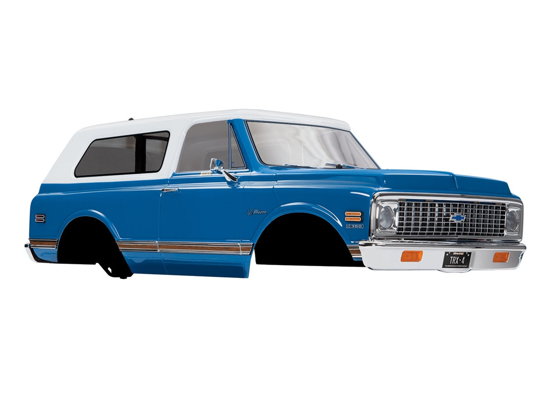Traxxas Complete Body Set, 1972 Chevrolet Blazer - Blue and White