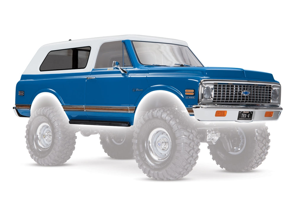 Traxxas Complete Body Set, 1972 Chevrolet Blazer - Blue and White