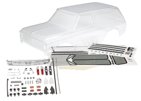 Traxxas Complete Body Set, 1969 Chevrolet Blazer - Clear