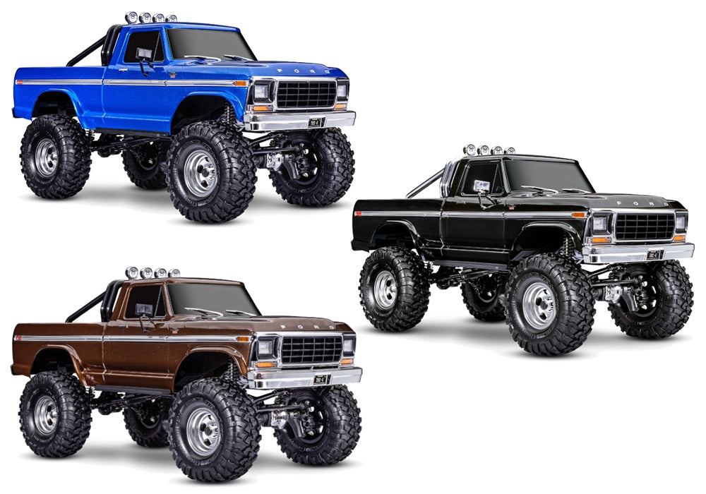 Traxxas TRX-4 High Trail RTR with 1979 Ford F150 Ranger XLT Body - Assorted Colors
