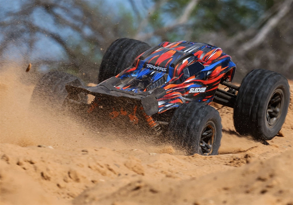 Traxxas Sledge 1/8 Scale 4WD Brushless Monster Truck RTR with Belted Tires - Assorted Colors