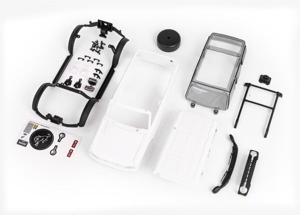 Traxxas TRX-4M Body, Ford Bronco, Complete (unassembled), White