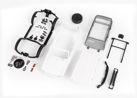 Traxxas TRX-4M Body, Ford Bronco, Complete (unassembled), White