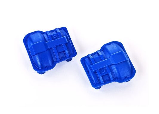 Traxxas Differential cover, front or rear (blue), TRX-4M (2)