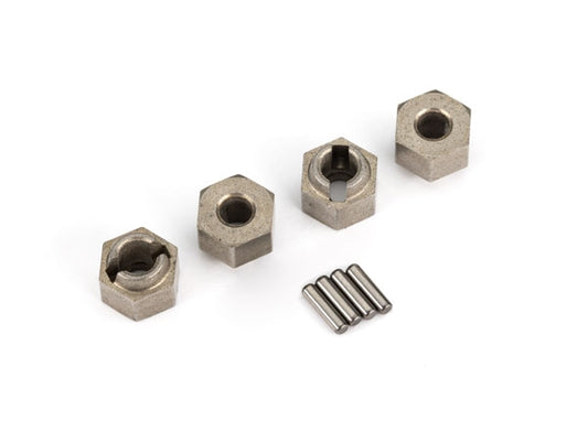 Traxxas Wheel hubs, 7mm hex (steel) (4), TRX-4M