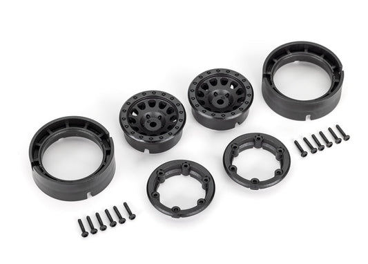 Traxxas Wheels, 1.0", Method Race 105 Beadlock (black) (2). TRX-4M