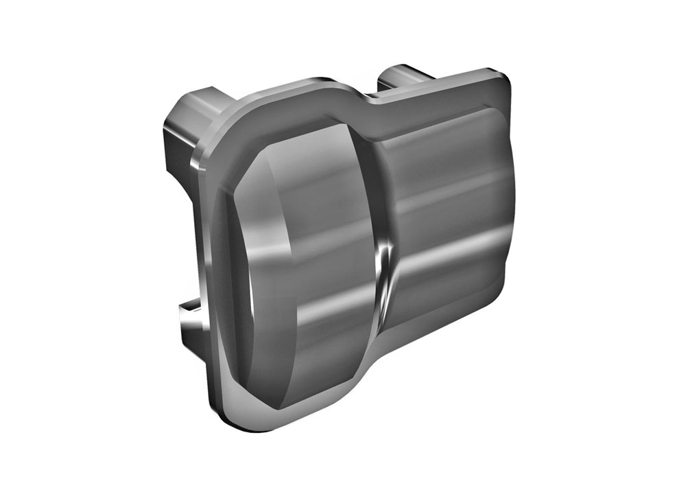 Traxxas Differential Covers, 6061-T6 Aluminum (Dark Titanium), TRX-4M (2)