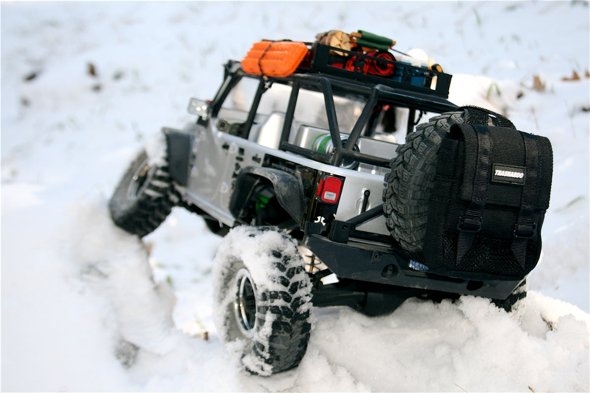 Trasharoo 1/10 Scale Spare Tire Trash Bag Tan