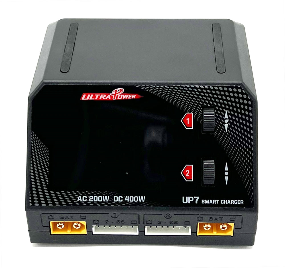 Ultra Power UP7 200W / 400W Dual Port Multi Chemistry AC / DC Charger