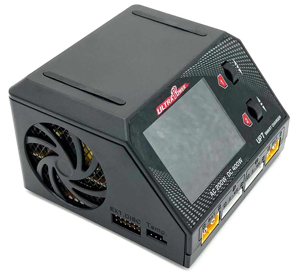 Ultra Power UP7 200W / 400W Dual Port Multi Chemistry AC / DC Charger