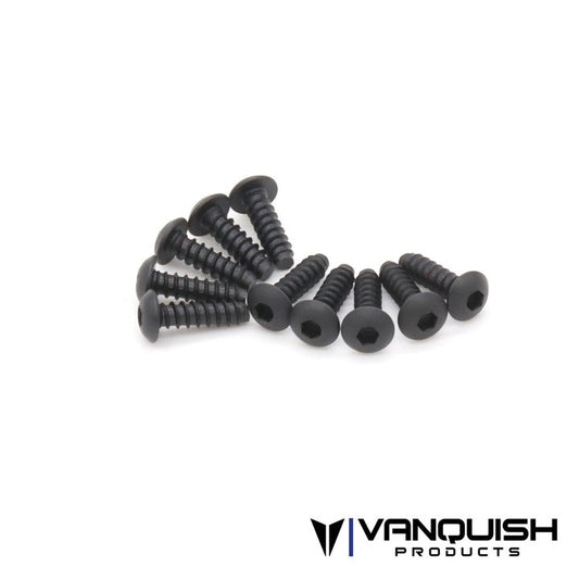 Vanquish Products M2.5 x 10 Coarse Thread Button Head Screws (10)