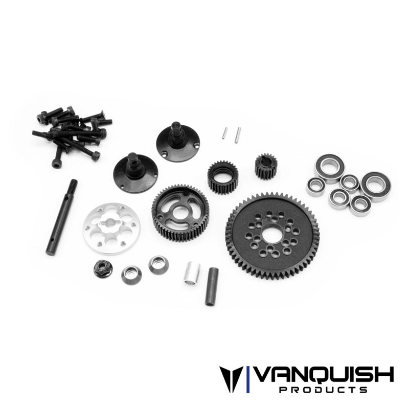 Vanquish Products 3-Gear Transmission Kit Black Anodized