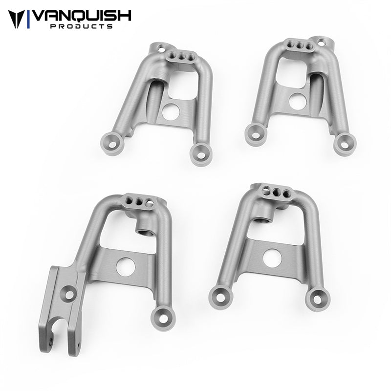 Vanquish Products SCX10 II Shock Hoops Clear Anodized