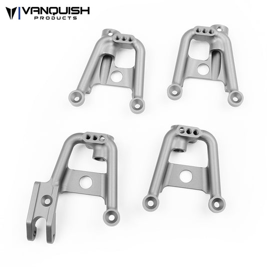 Vanquish Products SCX10 II Shock Hoops Clear Anodized