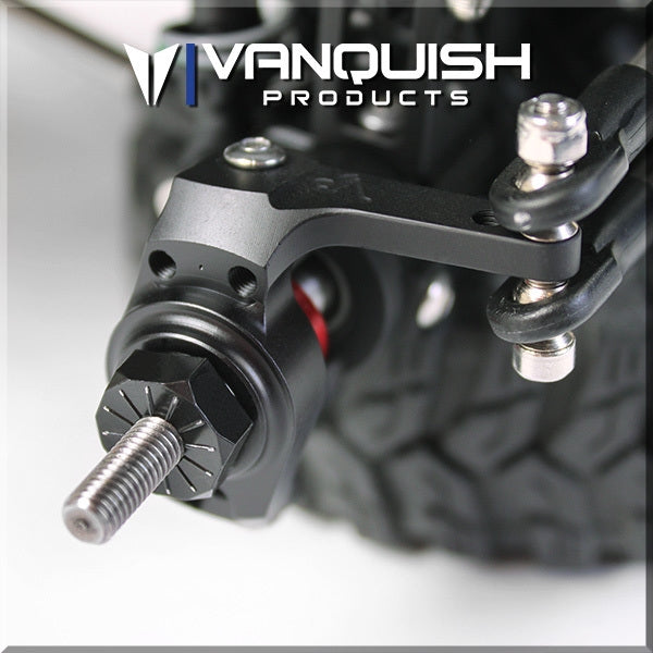 Vanquish Products Axial SCX10 8 Degree Knuckles Orange Anodized