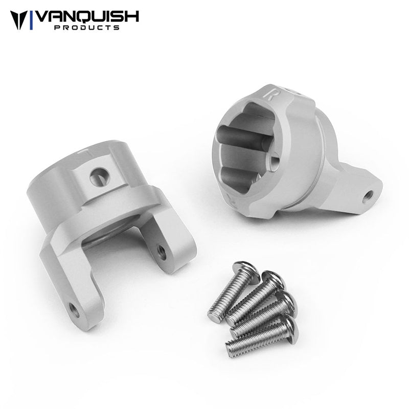Vanquish Products Axial SCX10 8 Degree C-Hubs Clear Anodized
