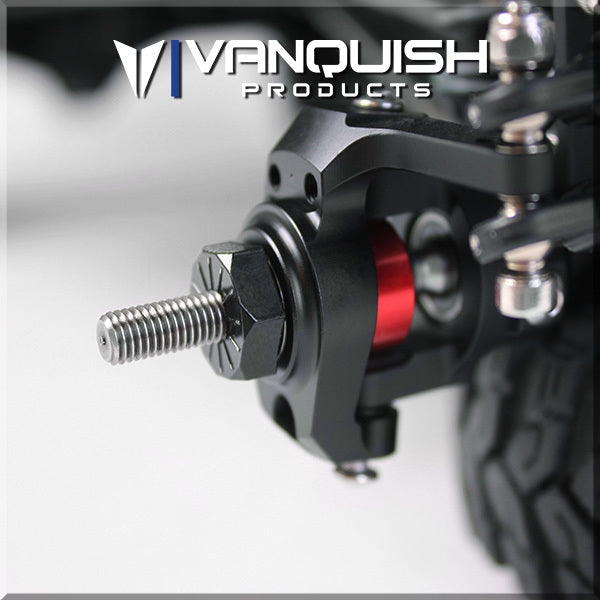 Vanquish Products Axial SCX10 8 Degree C-Hubs Red Anodized