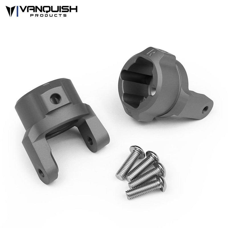 Vanquish Products Axial SCX10 8 Degree C-Hubs Grey Anodized