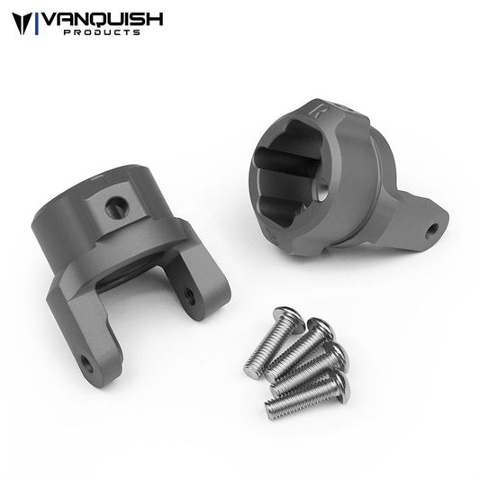 Vanquish Products Axial SCX10 8 Degree C-Hubs Grey Anodized