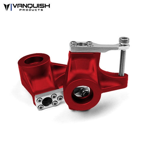 Vanquish Products Axial SCX10 II Knuckles Red Anodized