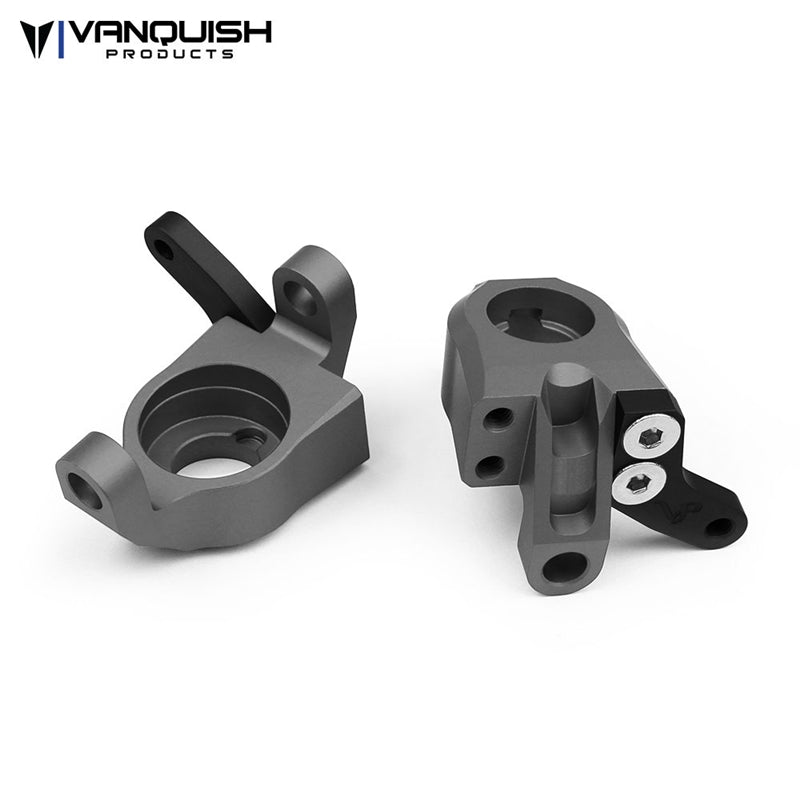 Vanquish Products Axial AR60 Knuckles Grey Anodized