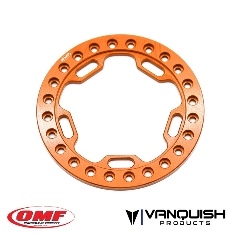 Vanquish Products OMF 1.9" Phase 5 Beadlock Orange Anodized (1)