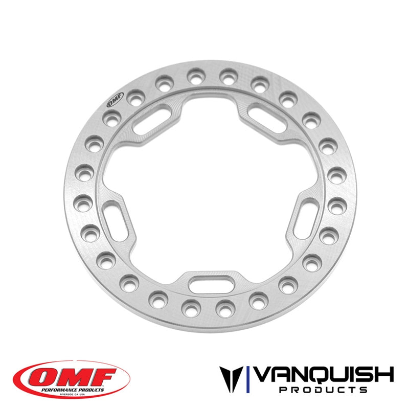 Vanquish Products OMF 1.9" Phase 5 Beadlock Clear Anodized (1)