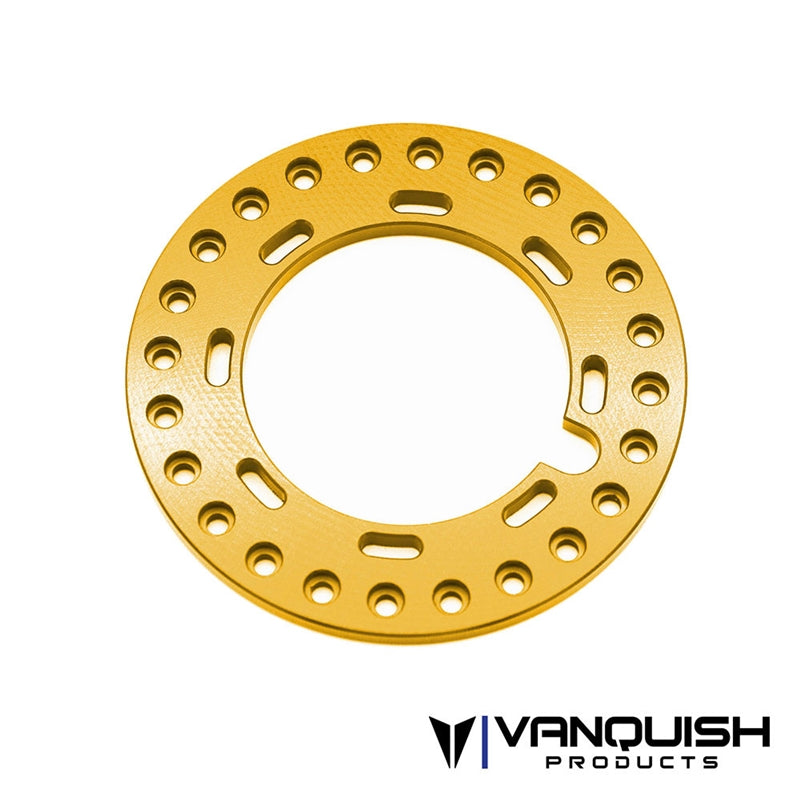 Vanquish Products 1.9" IBTR Beadlock Gold Anodized (1)