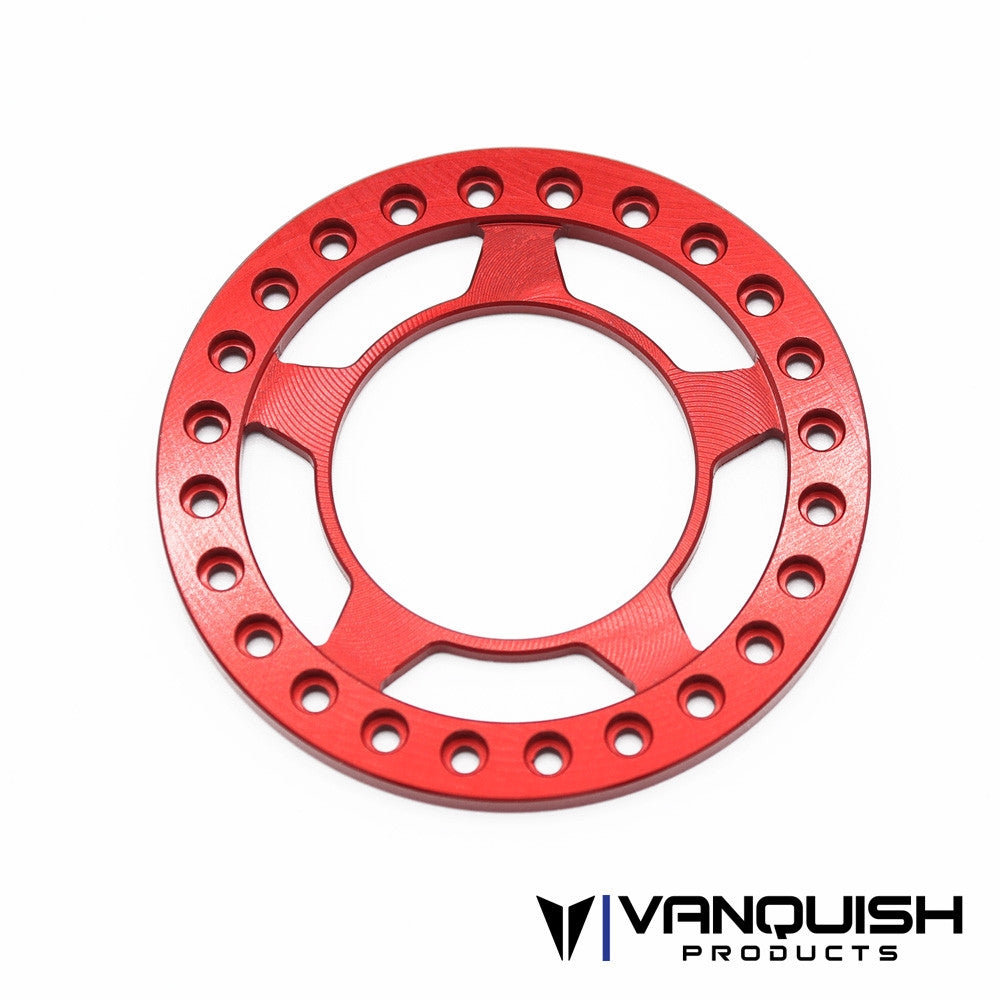 Vanquish Products 1.9" Spyder Beadlock Ring Red Anodized (1)
