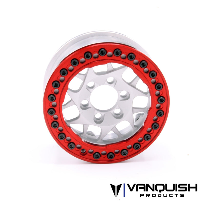 Vanquish Products 1.9" Dredger Beadlock Ring Red Anodized