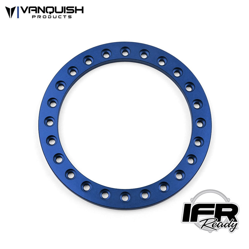 Vanquish Products 1.9" IFR Original Beadlock Blue Anodized (1)