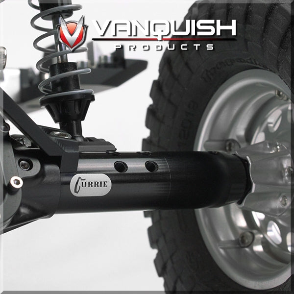 Vanquish Products Currie SCX10 Rear Tubes Black Anodized