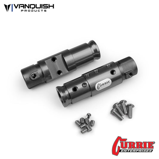 Vanquish Products Currie SCX10 Front Tubes Grey Anodized