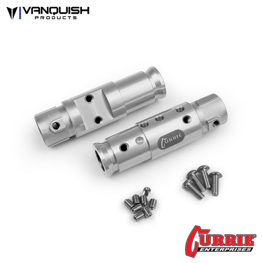Vanquish Products Currie SCX10 Front Tubes Clear Anodized