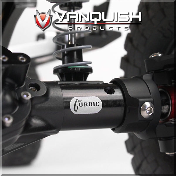 Vanquish Products Currie SCX10 Front Tubes Clear Anodized