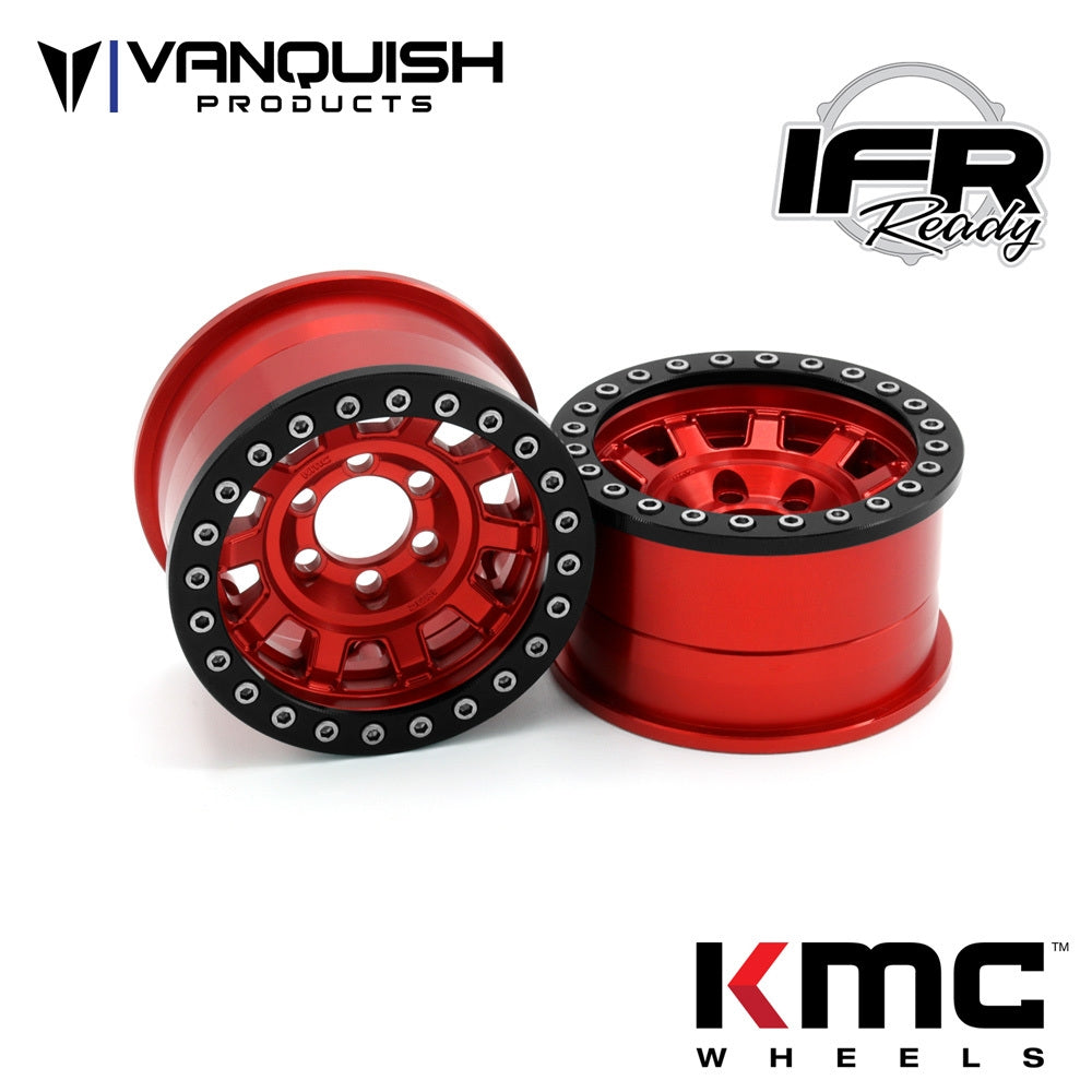 Vanquish Products KMC 1.9" KM236 Tank Red Anodized (2)