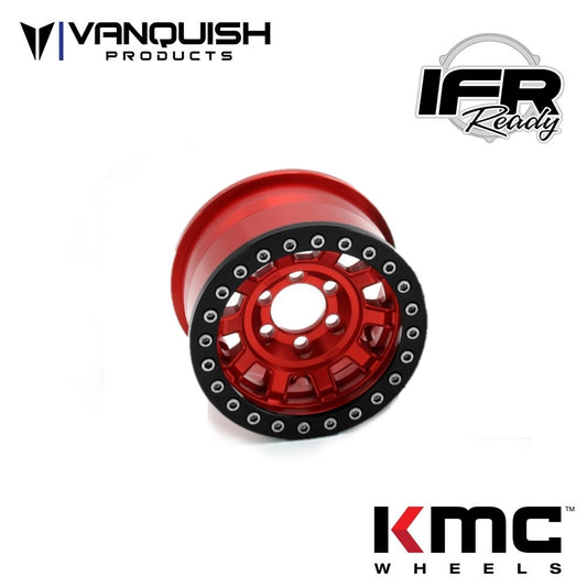 Vanquish Products Single KMC 1.9" KM236 Tank Red Anodized (1)