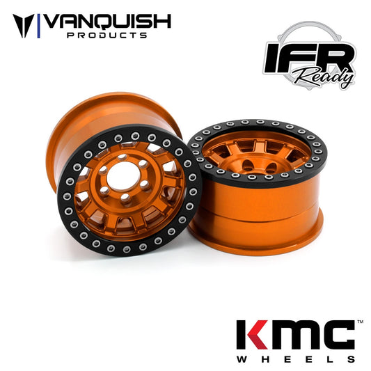 Vanquish Products KMC 1.9" KM236 Tank Orange Anodized (2)
