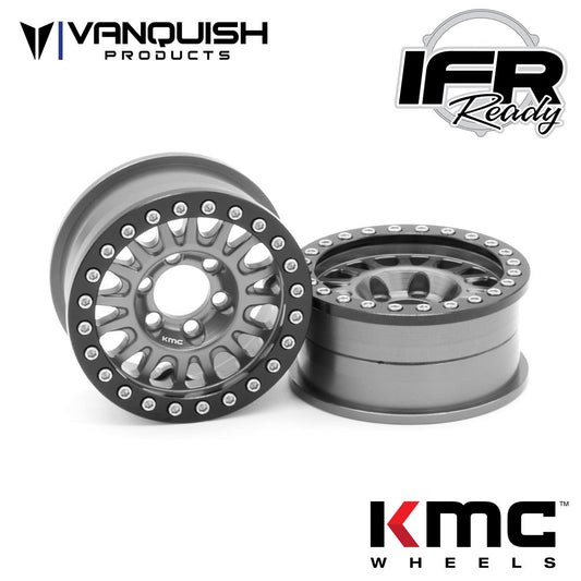 Vanquish Products KMC 1.9" KM445 Impact Grey Anodized (2)