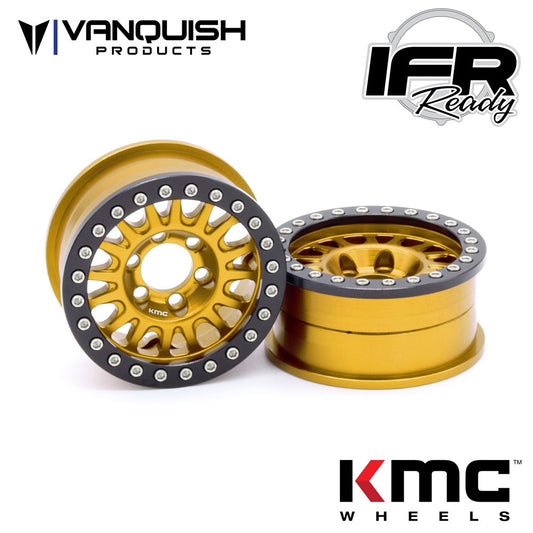 Vanquish Products KMC 1.9" KM445 Impact Gold Anodized (2)