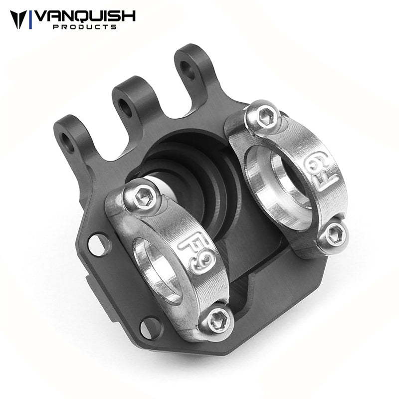 Vanquish Products Currie F9 Axle SCX10 II Front Clear Anodized